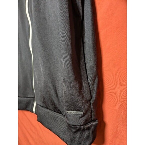 Umbro Black Track Jacket Size XL Blokecore White Geometric Stripes Y2K Athletic - Picture 3 of 8